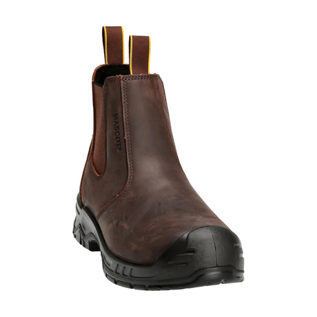 Mascot 5009 Durable, Metal-Free Safety Boot with Shock-Absorption and Slip-Resistant Sole Dark Brown