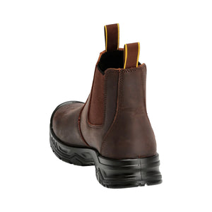Mascot 5009 Durable, Metal-Free Safety Boot with Shock-Absorption and Slip-Resistant Sole Dark Brown