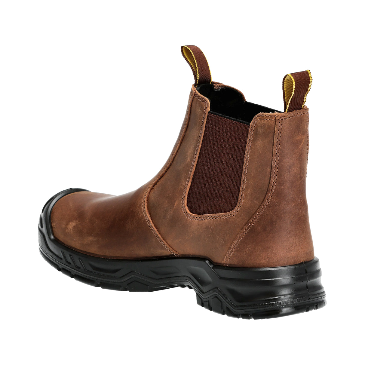 Mascot 5409 Durable, Metal-Free Safety Boot with Shock-Absorption and Slip-Resistant Sole Nut Brown