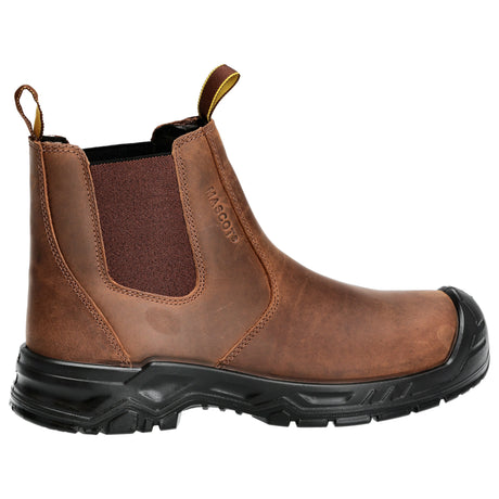 Mascot 5409 Durable, Metal-Free Safety Boot with Shock-Absorption and Slip-Resistant Sole Nut Brown