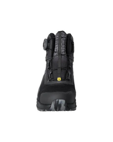 MASCOT Safety Boots S3S Black with BOA Fit System - Lightweight, Water-Repellent, Slip-Resistant