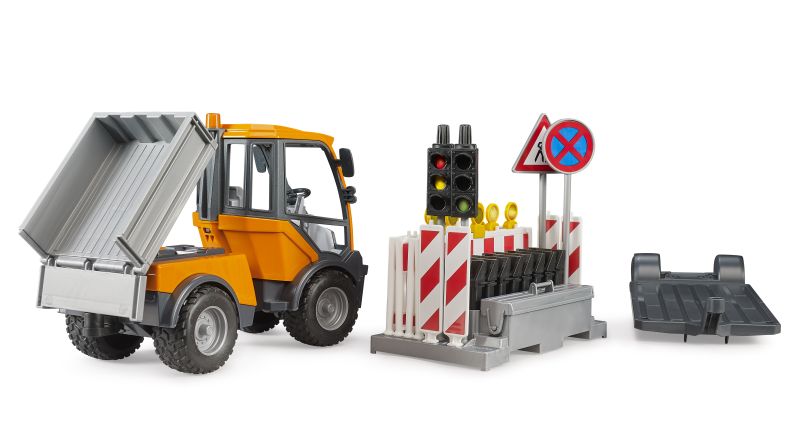 Bruder VarioCar with Traffic Safety Trailer