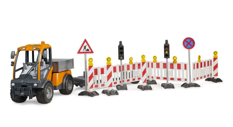 Bruder VarioCar with Traffic Safety Trailer