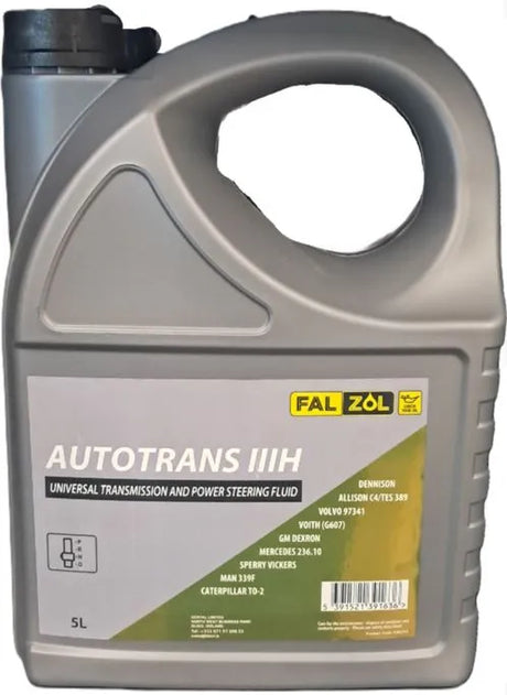 Falzol Autotrans III‑H Universal Transmission & Power Steering Fluid 5L