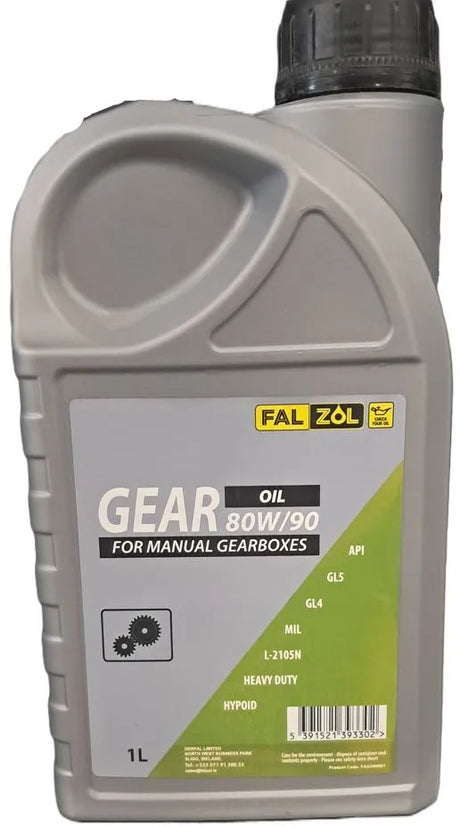 Falzol Gear Oil 80W/90 1L | Manual Gearbox Transmission Oil