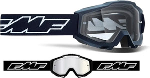 FMF Goggles Powerbomb Youth Goggle Rocket Black | Clear Lens Anti-Fog Youth Goggles