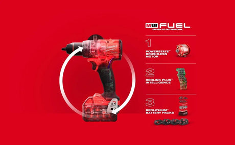 Milwaukee M18 FUEL ½" Mid-Torque Impact Wrench | 881 Nm Torque & Compact Design