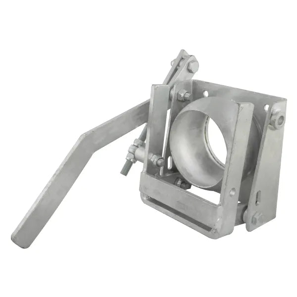 G17694 Italian Male Short Style Quick Attach Coupling - 6in, 4-Bolt Flange, Galvanised