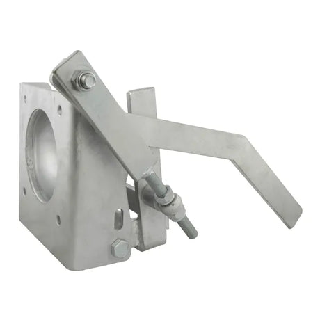 G17694 Italian Male Short Style Quick Attach Coupling - 6in, 4-Bolt Flange, Galvanised
