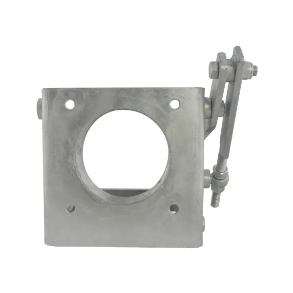G17694 Italian Male Short Style Quick Attach Coupling - 6in, 4-Bolt Flange, Galvanised