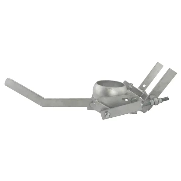 G17694 Italian Male Short Style Quick Attach Coupling - 6in, 4-Bolt Flange, Galvanised