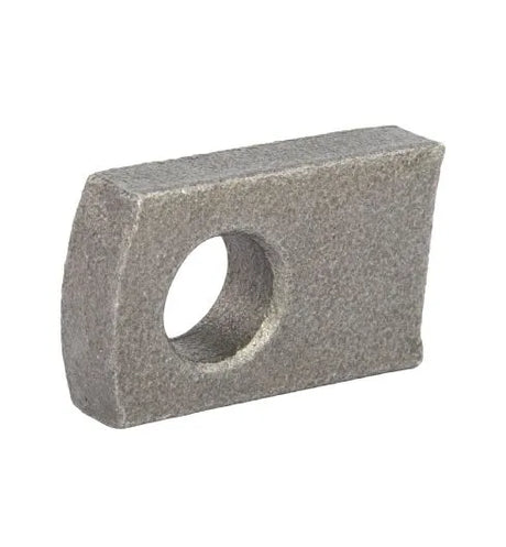 G19582 Gate Eye 12mm Weld On Flat - Durable, Self-Colour Finish for Garden & Farm Gates