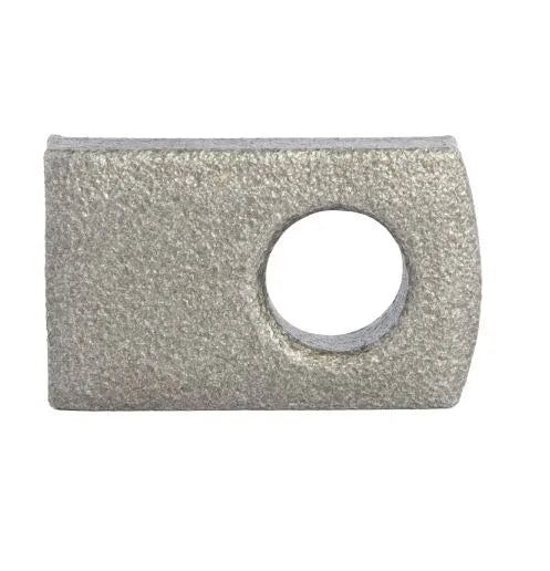 G19582 Gate Eye 12mm Weld On Flat - Durable, Self-Colour Finish for Garden & Farm Gates