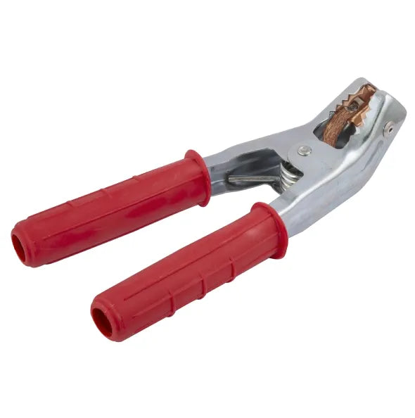 Angled Jaw Crocodile Clip 500amp - Red