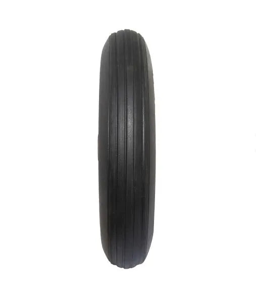 G20374 - Solid Wheel 330 x 67mm with PVC Centre | 1in Bore | Heavy-Duty Trolley Wheel