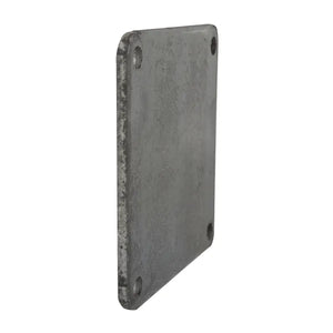 G20390 Rubber Flange Gasket - 4-Bolt Blank, 150mm x 150mm