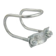 G2433A Steel Tubing Clamp - 2in Round, Heavy Duty Zinc-Plated