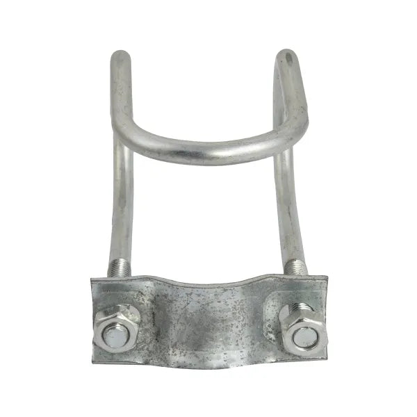 G2433A Steel Tubing Clamp - 2in Round, Heavy Duty Zinc-Plated