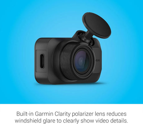 Garmin Dash Cam Mini 3 - Compact 1080p Dash Cam with Polariser & Voice Control