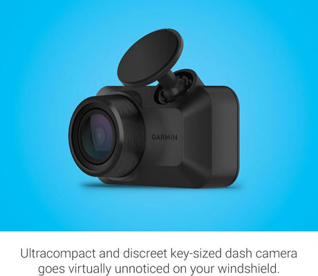 Garmin Dash Cam Mini 3 - Compact 1080p Dash Cam with Polariser & Voice Control
