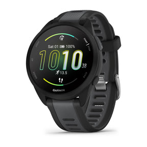 Garmin Forerunner 165 GPS Running Watch - Black/Slate Grey, AMOLED Display & Fitness Tracking