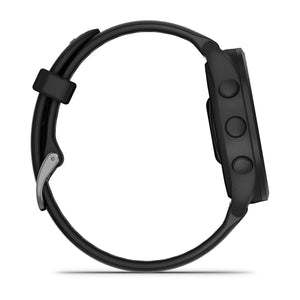 Garmin Forerunner 165 GPS Running Watch - Black/Slate Grey, AMOLED Display & Fitness Tracking
