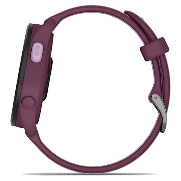 Garmin Forerunner 165 Music Smartwatch - Berry & Lilac | GPS Running Watch with Music & AMOLED Display