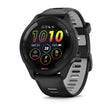 Garmin Forerunner 265 Black Running Watch - Black/Powder Gray Band