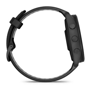 Garmin Forerunner 265 Black Running Watch - Black/Powder Gray Band