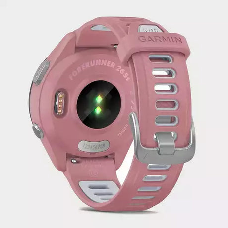Garmin Forerunner 265S GPS Watch - Pink Case with Light Pink Silicone Band