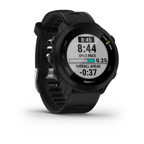 Garmin Forerunner 55 GPS Smartwatch Black| Lightweight, Long Battery Life, Advanced Training Features