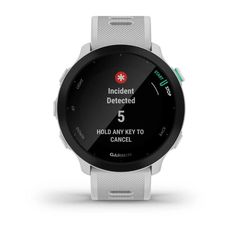 Garmin Forerunner 55 GPS Smartwatch White| Lightweight, Long Battery Life, Advanced Training Features