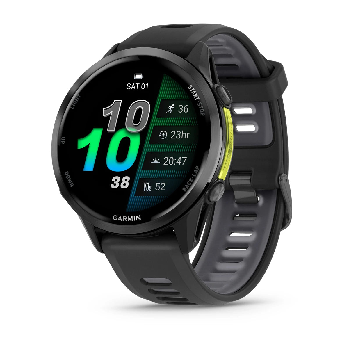 Garmin Forerunner 970 Smartwatch Black - Titanium Bezel, AMOLED Display, Multiband GPS & Built-In Maps