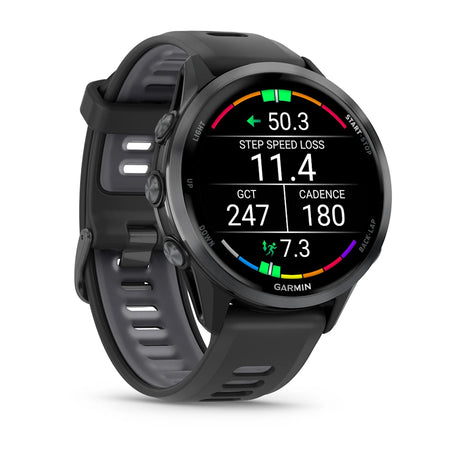 Garmin Forerunner 970 Smartwatch Black - Titanium Bezel, AMOLED Display, Multiband GPS & Built-In Maps