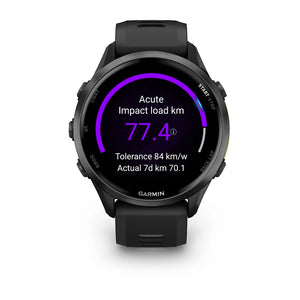 Garmin Forerunner 970 Smartwatch Black - Titanium Bezel, AMOLED Display, Multiband GPS & Built-In Maps