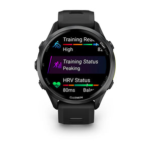 Garmin Forerunner 970 Smartwatch Black - Titanium Bezel, AMOLED Display, Multiband GPS & Built-In Maps