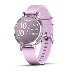 Garmin Lily 2 Smartwatch - Metallic Lilac Bezel & Lilac Silicone Band