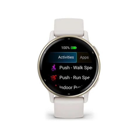 Garmin vívoactive 5 Fitness Smartwatch Cream | AMOLED Display & 11-Day Battery Life