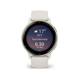 Garmin vívoactive 5 Fitness Smartwatch Cream | AMOLED Display & 11-Day Battery Life