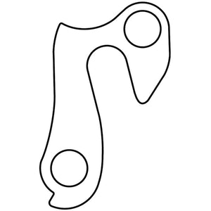 Gear Hanger GH-033 | Alloy Derailleur Hanger | 1 Fastener | Multi-Brand Fit | M Part