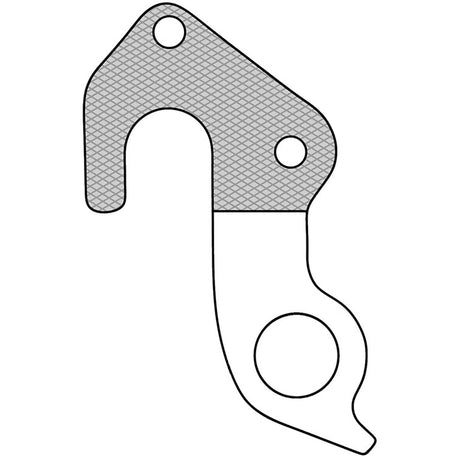 Gear Hanger GH-266 | Focus, Kalkhoff, Raleigh Compatible | 6061 Alloy | 2 Fasteners