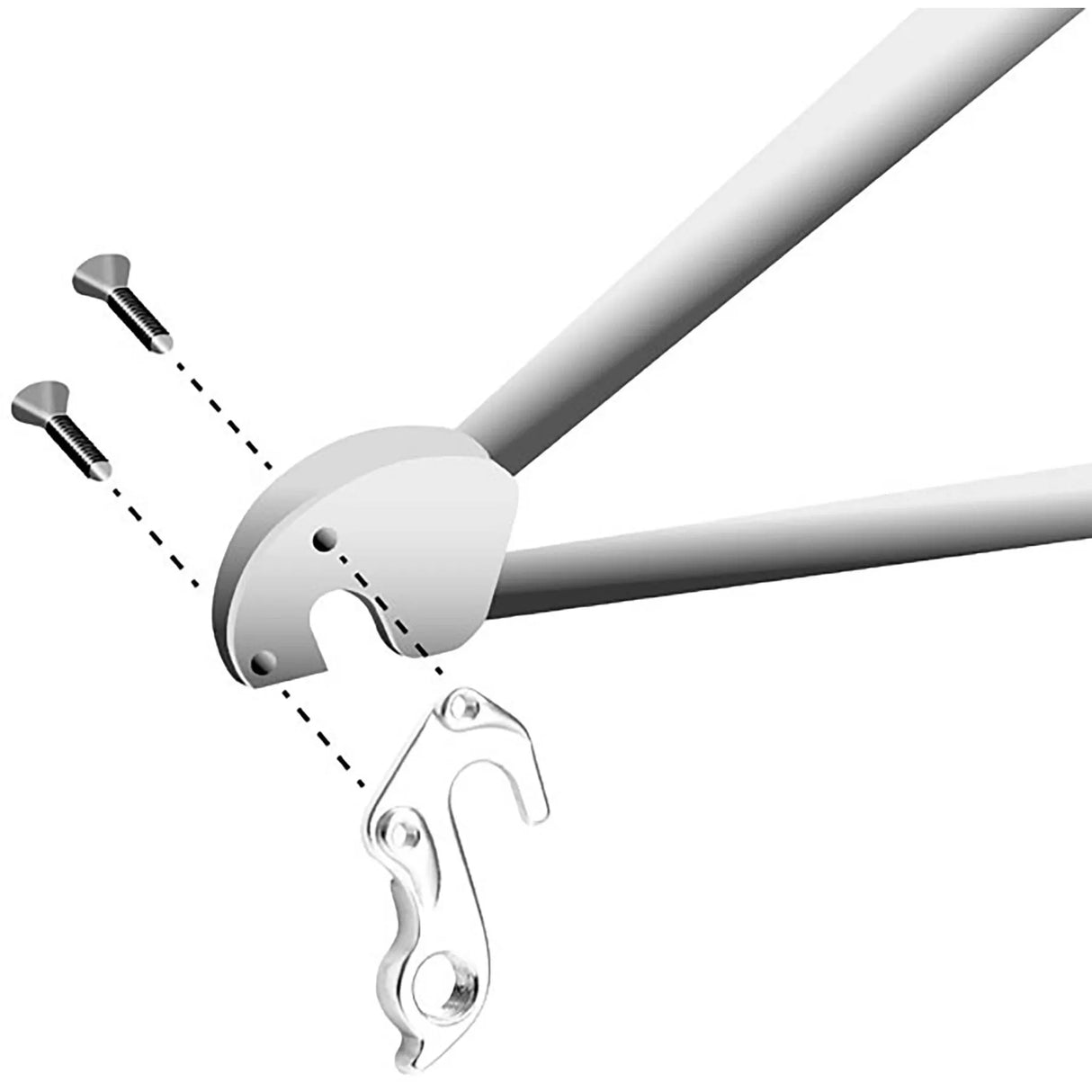Gear Hanger GH-266 | Focus, Kalkhoff, Raleigh Compatible | 6061 Alloy | 2 Fasteners