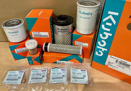 Genuine Kubota Service Kit W21TK00586 for B Series Models - B1710, B2110, B2410, B2420, and More