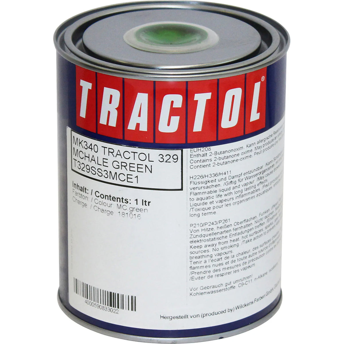 Tractol Paint 1L McHale Green - MK340