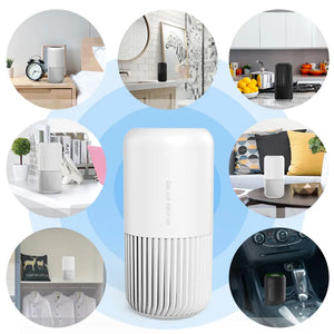 Kinscoter Portable Air Purifier Air Cleaner Car Air Purifier