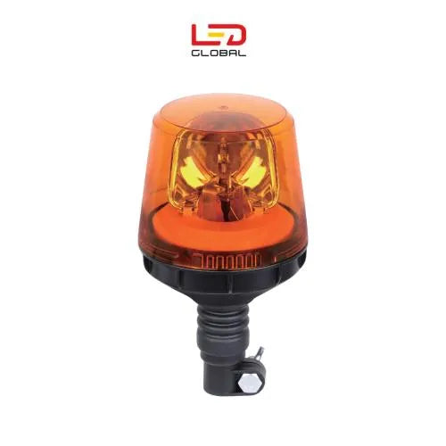 Halogen Flexi DIN Beacon - Amber, 12-24V, ECE R65 Approved