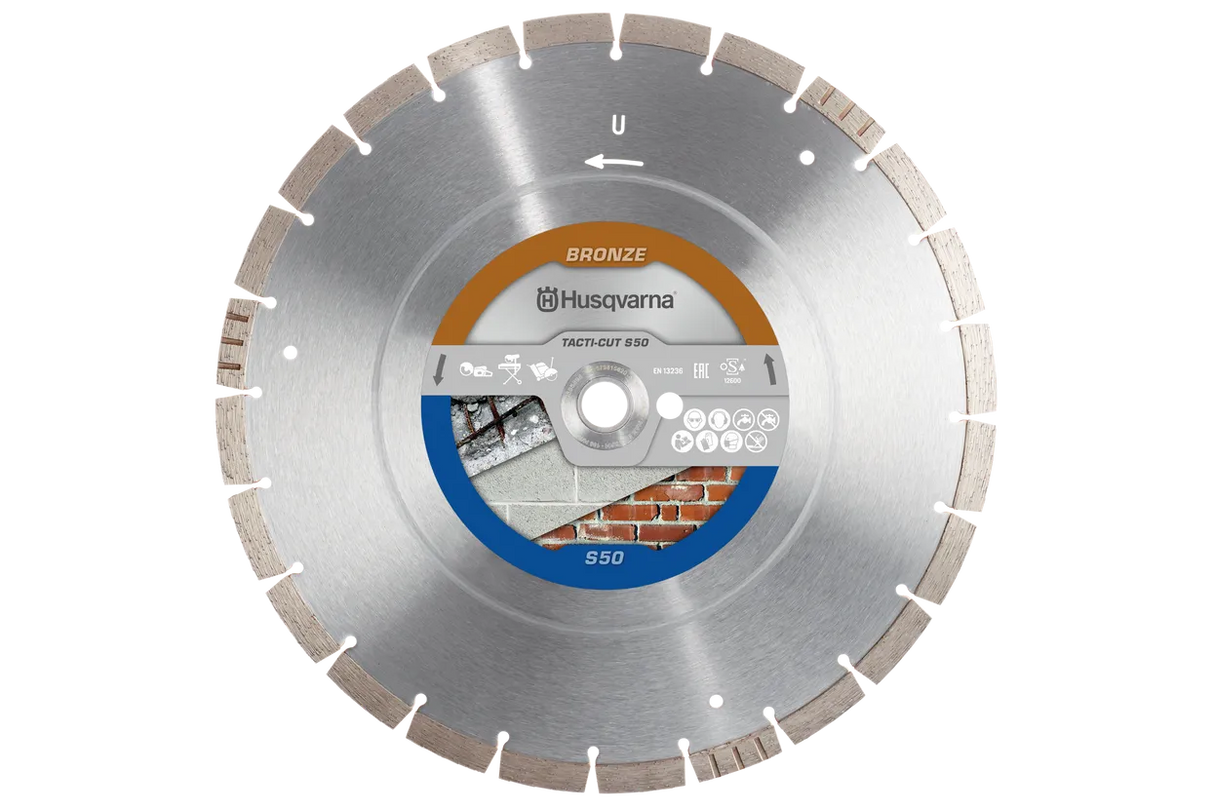 Husqvarna TACTI-CUT S50 PLUS Consaw Blade - 350mm, Easy-Fit