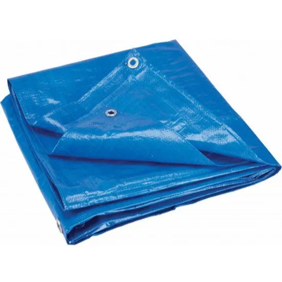 Protool Heavy Duty Tarpaulin 2.4m X 1.8m - Waterproof, Reinforced Cover Sheet