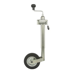 Heavy Duty Jockey Wheel FC242 with Mounting Bracket - 48mm Tube, 200mm Rim