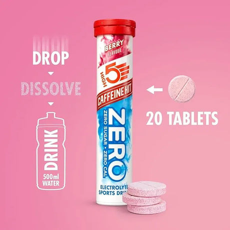 High 5 Zero Caffeine Hit Electrolyte Drink - Hydration & Electrolytes for Superior Performance